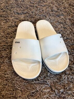 Crocs Crocband III Slide Sandal White Men’s 4 Women’s 6